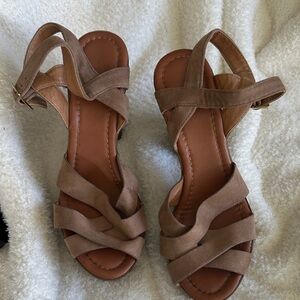 Amazon Women's Brown Platform Sandals